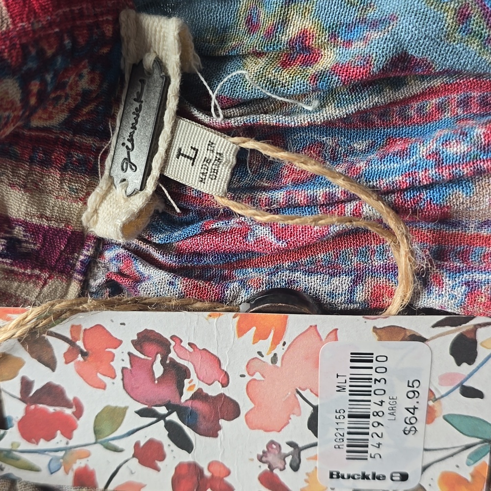 Gimmicks Patchwork Kimono Duster NWT - image 6